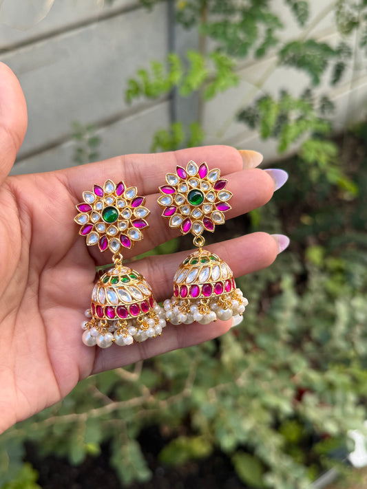 FMC1879 - Pachi Kundan Jhumki