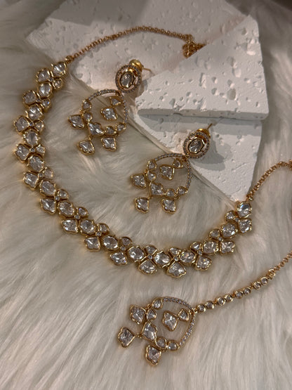 FMC2723 - Uncut Kundan Necklace