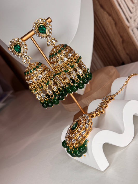 FMC785 - Jhumki Tikka Set