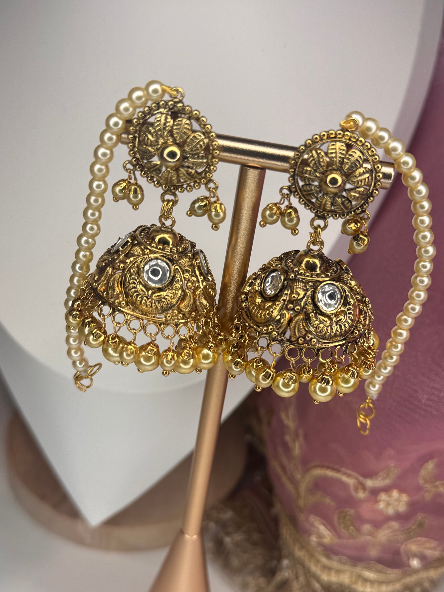 FMC3451 - Antique Gold Jhumki
