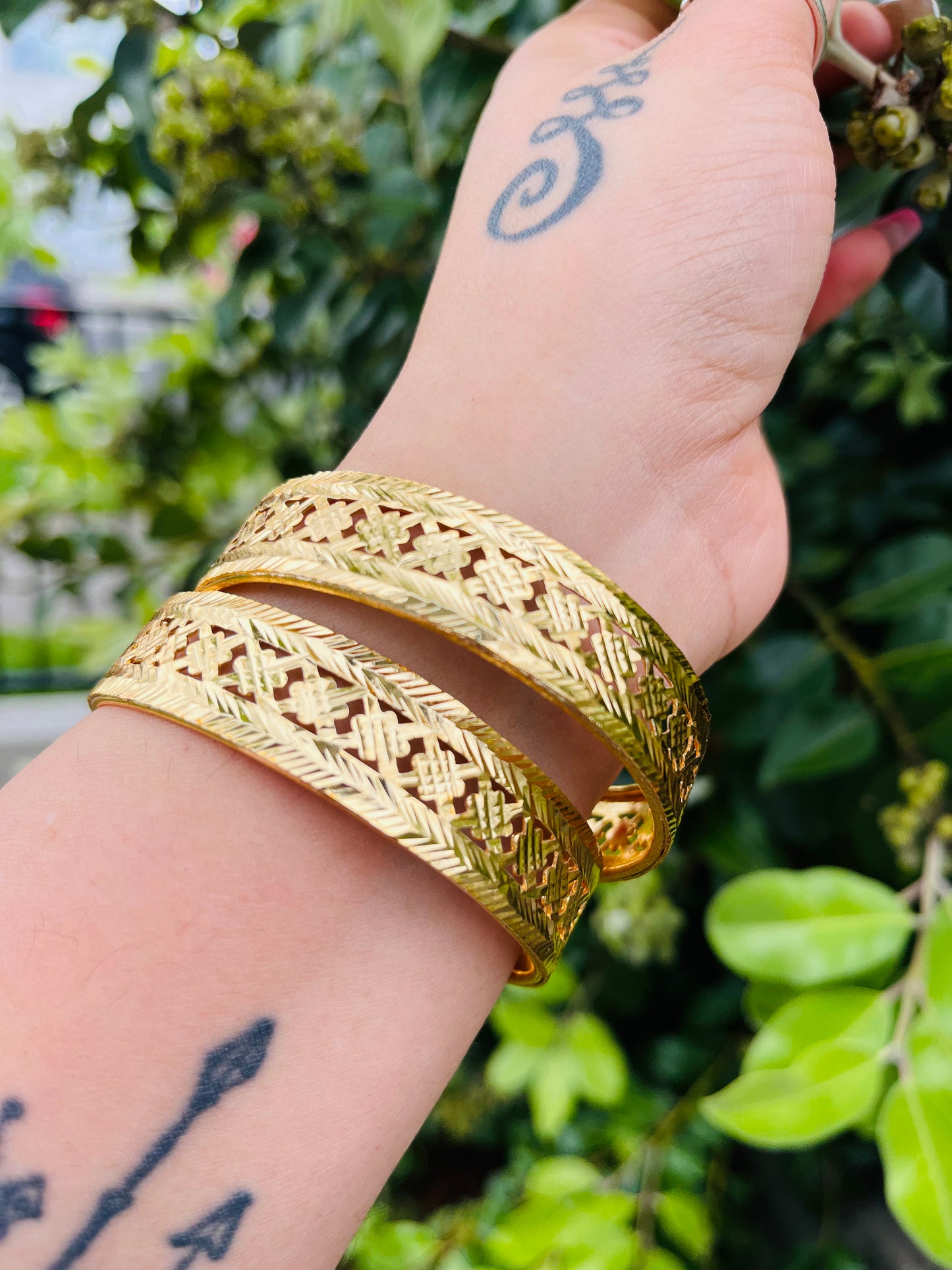 FMC145 - Gold Plated Kangan - $17 OFF