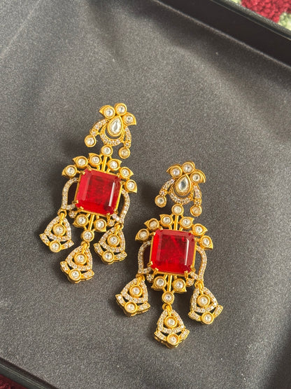 FMC789 - Mossanite Earrings