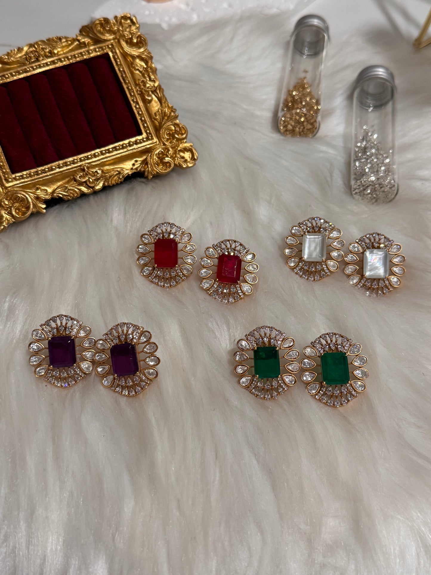 FMC985 - Mossanite Stud Earrings