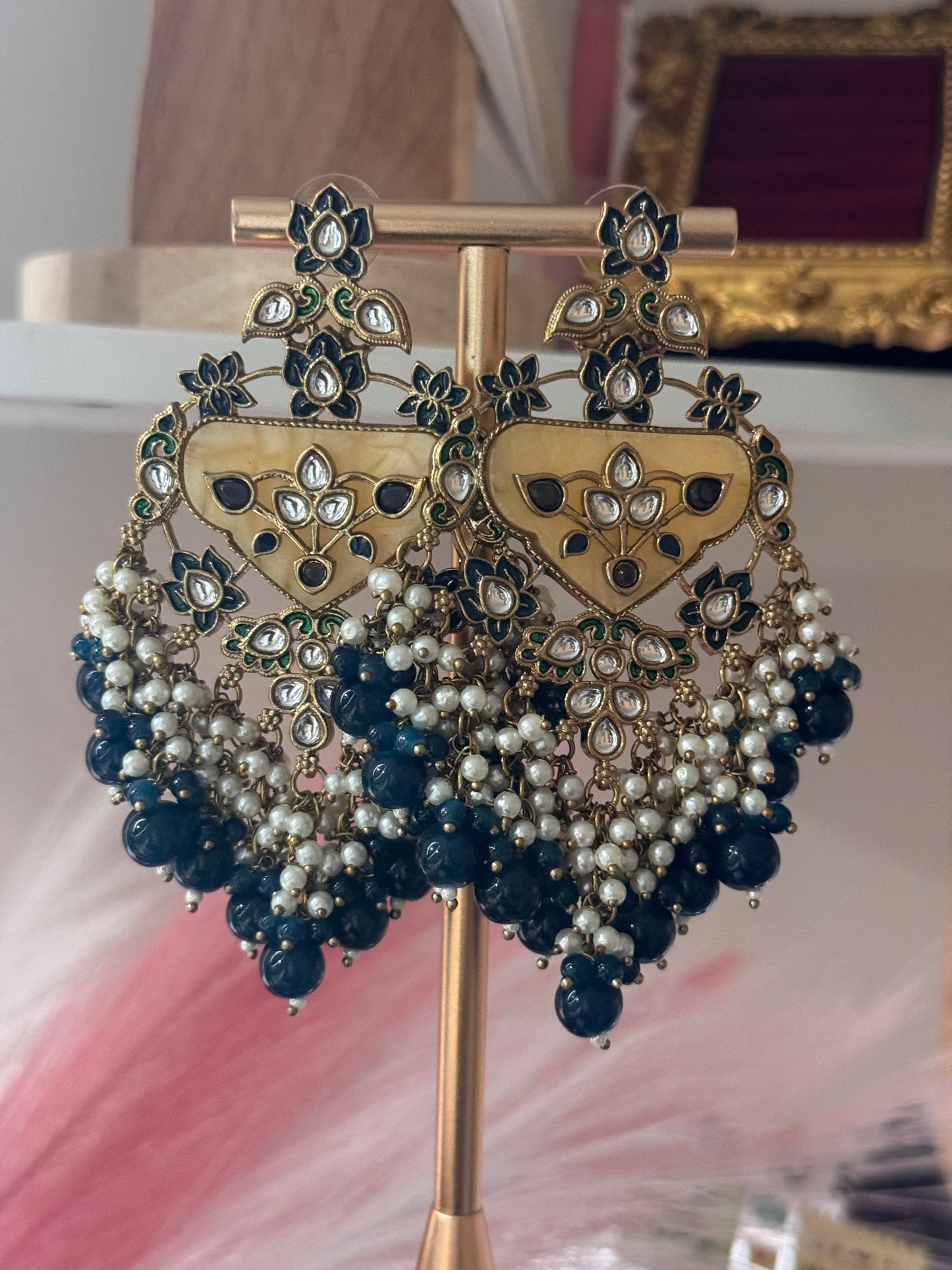 FMC675 - Kundan Earrings