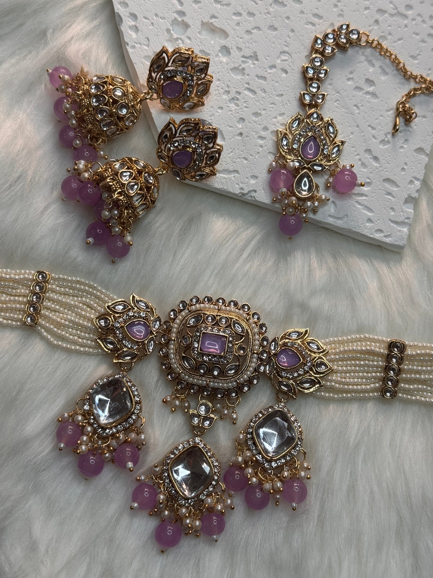 FMC525 - Kundan Chokar Necklace