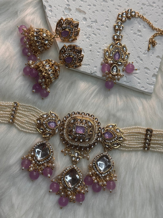 FMC525 - Kundan Chokar Necklace