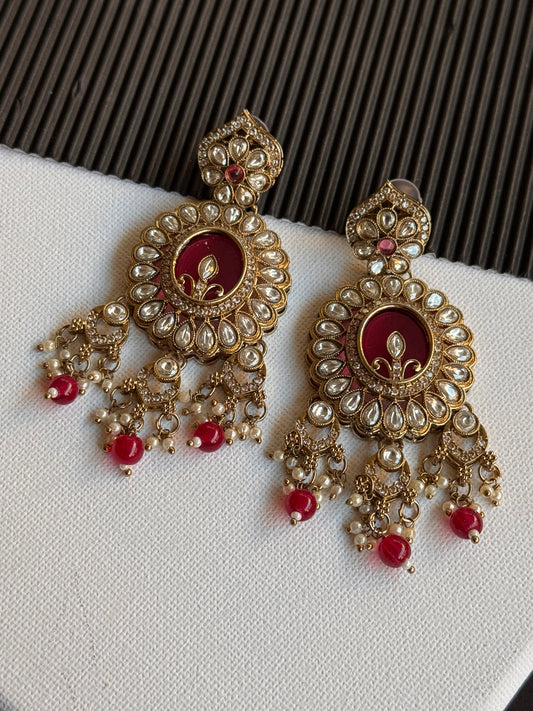 FMC433 - Kundan Earrings