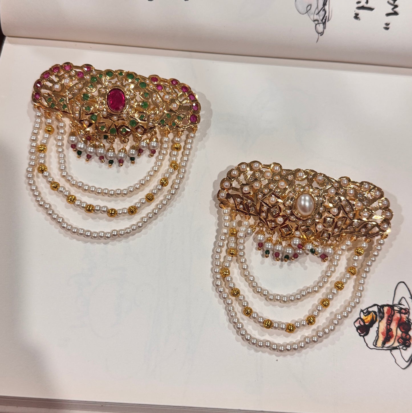 FMC1040 -Jadau Hair Clip