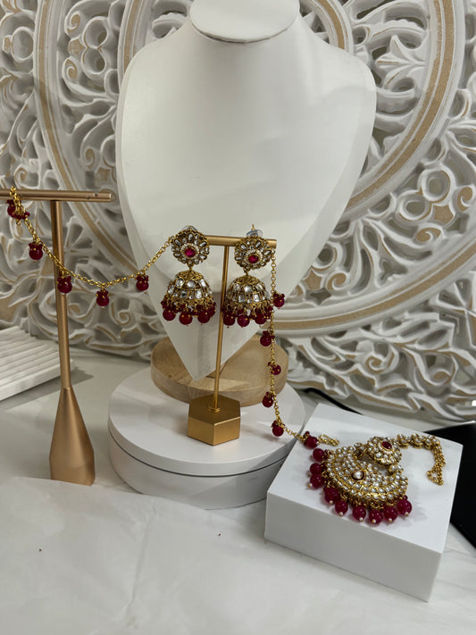FMC535 - Jhumki Tikka Set