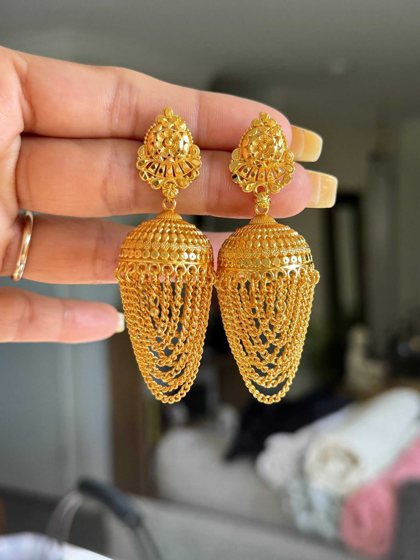 FMC245 - Gold Plated Jhumki