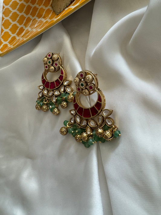 FMC1690 - Pachi Kundan Earrings