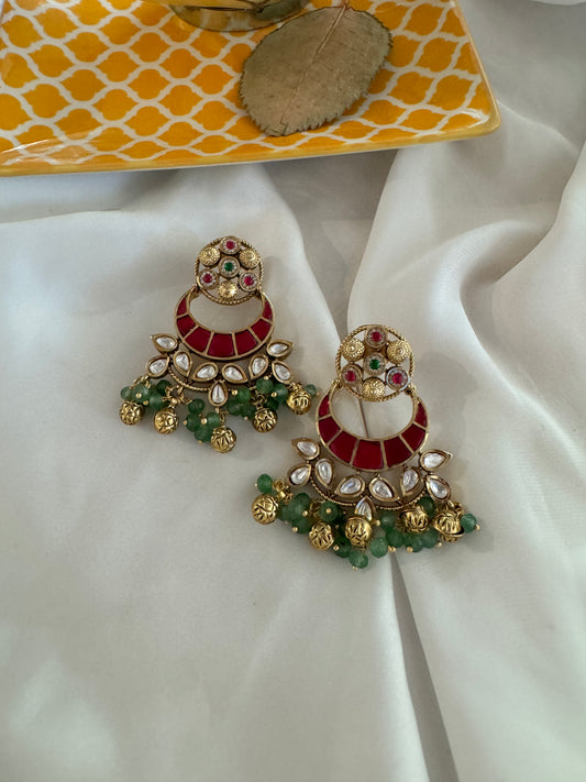 FMC1690 - Pachi Kundan Earrings