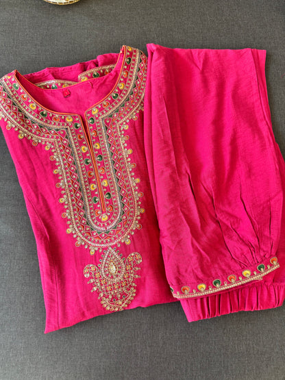 Embroidered Afgani Cord Set