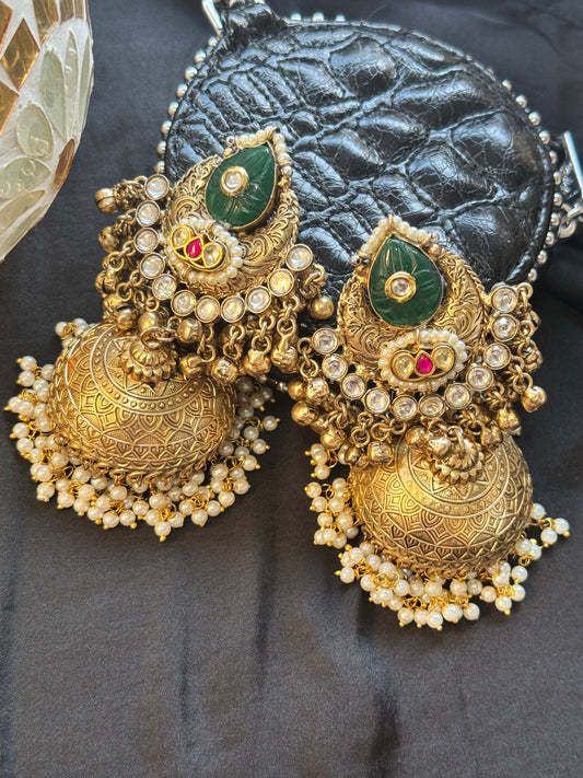 FMC2250 - Oversized Brass Jhumki