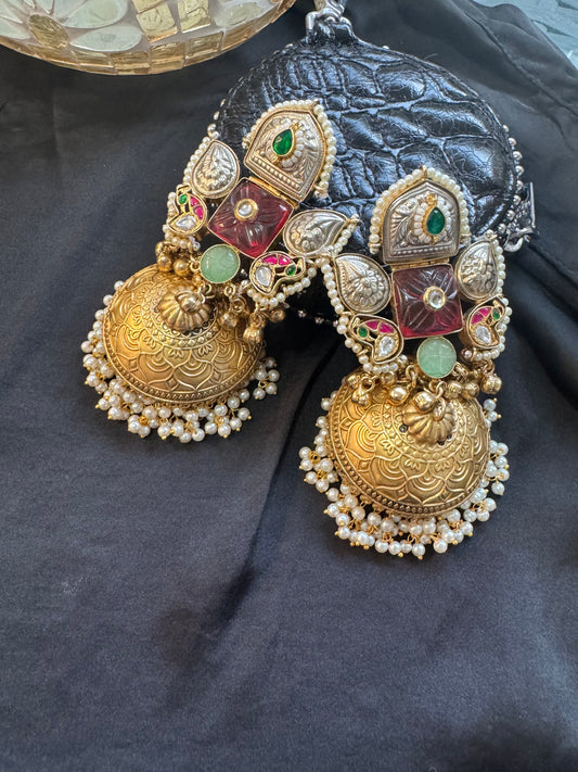 FMC2249 - Oversized Brass Jhumki