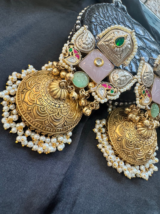 FMC2249 - Oversized Brass Jhumki