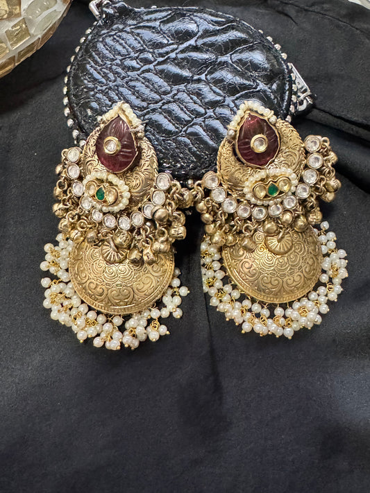 FMC2250 - Oversized Brass Jhumki