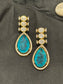 FMC645 - Doublet Stone Earrings