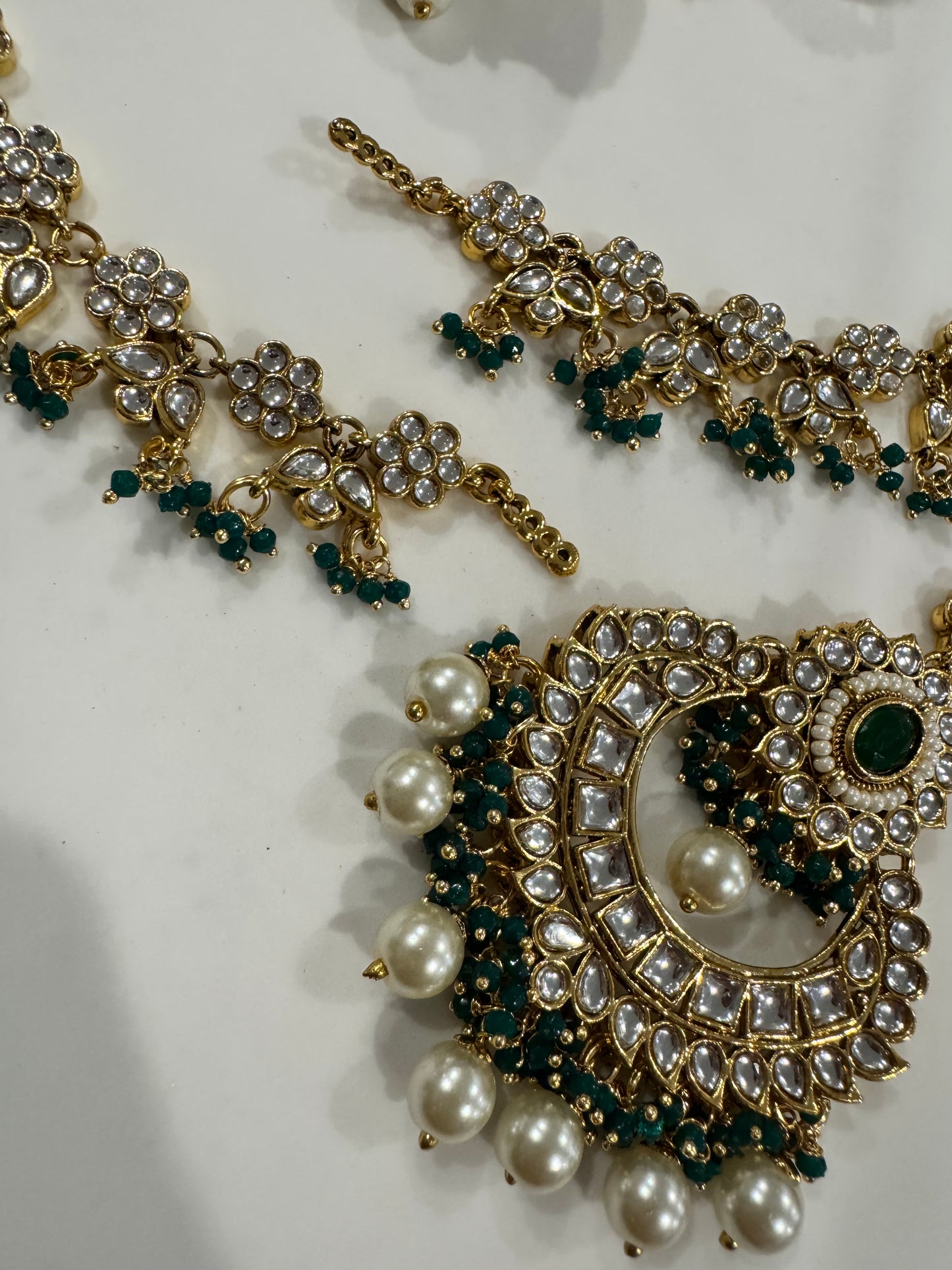 FMC210 - Kundan Jhumki Sahara set