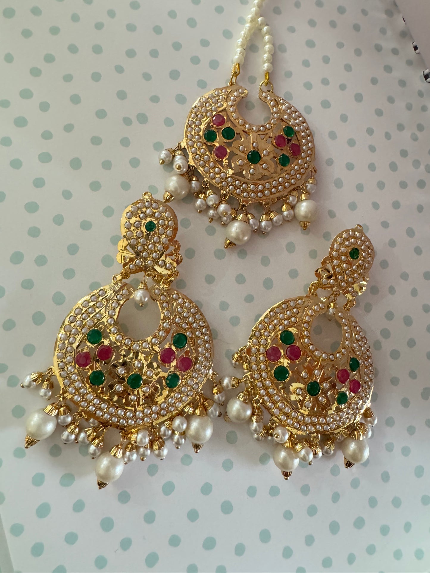 FMC1055 - Jadau Maangtikka Set