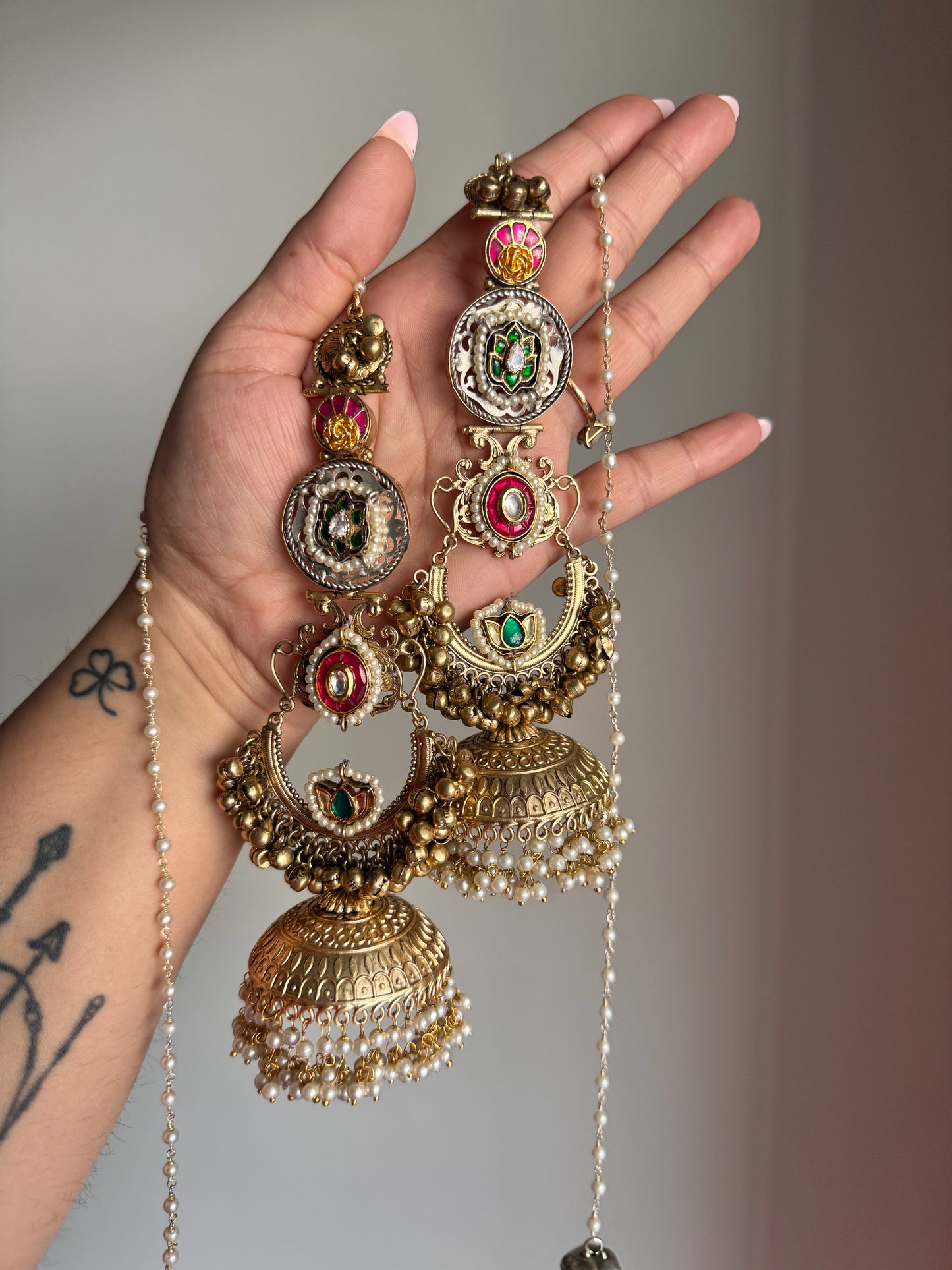 FMC25804 - Brass Earrings