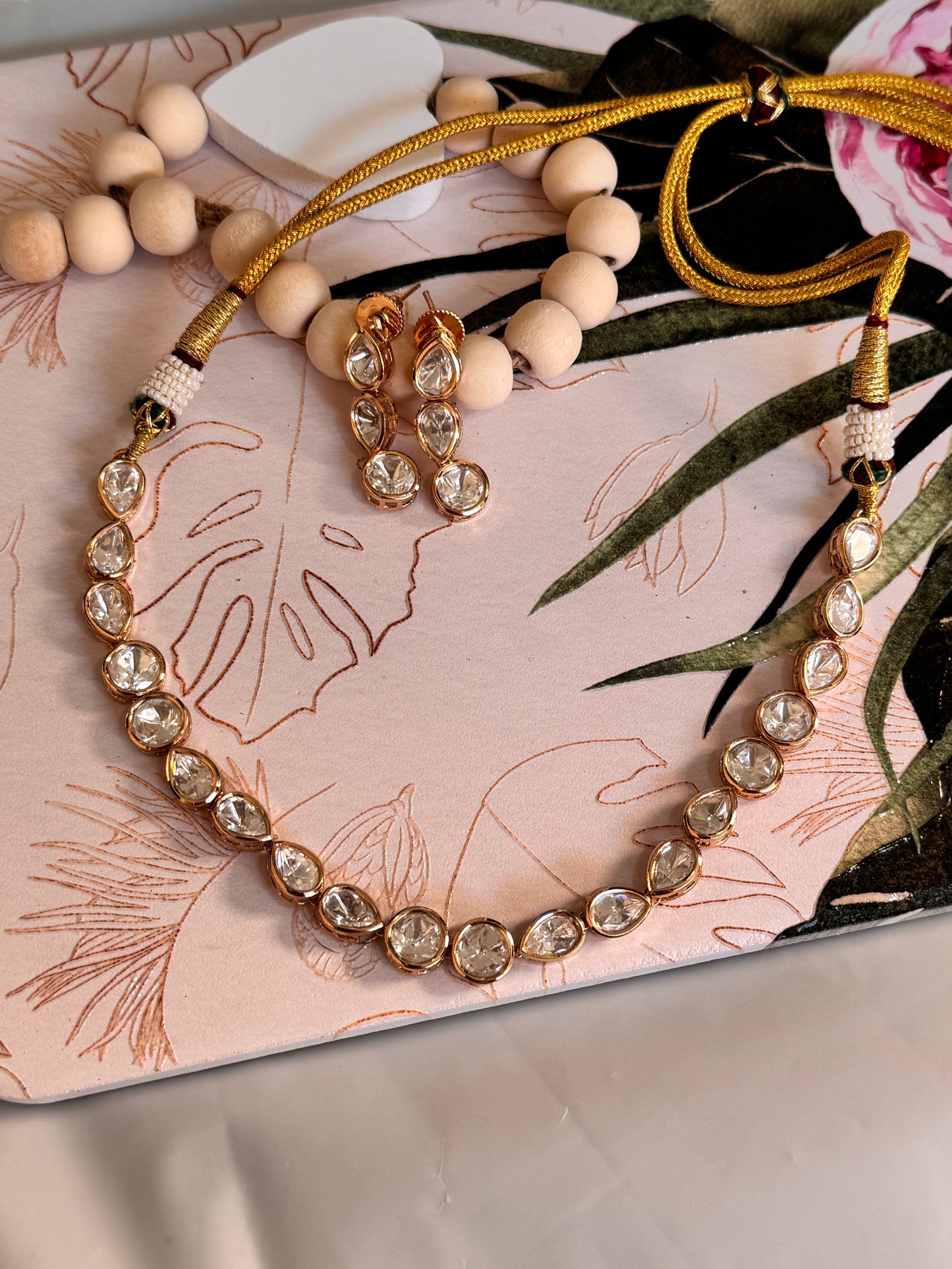 FMC0940 - Uncut Kundan Necklace