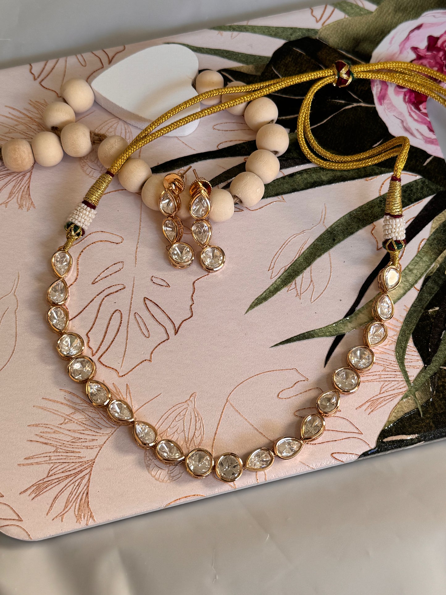 FMC0940 - Uncut Kundan Necklace