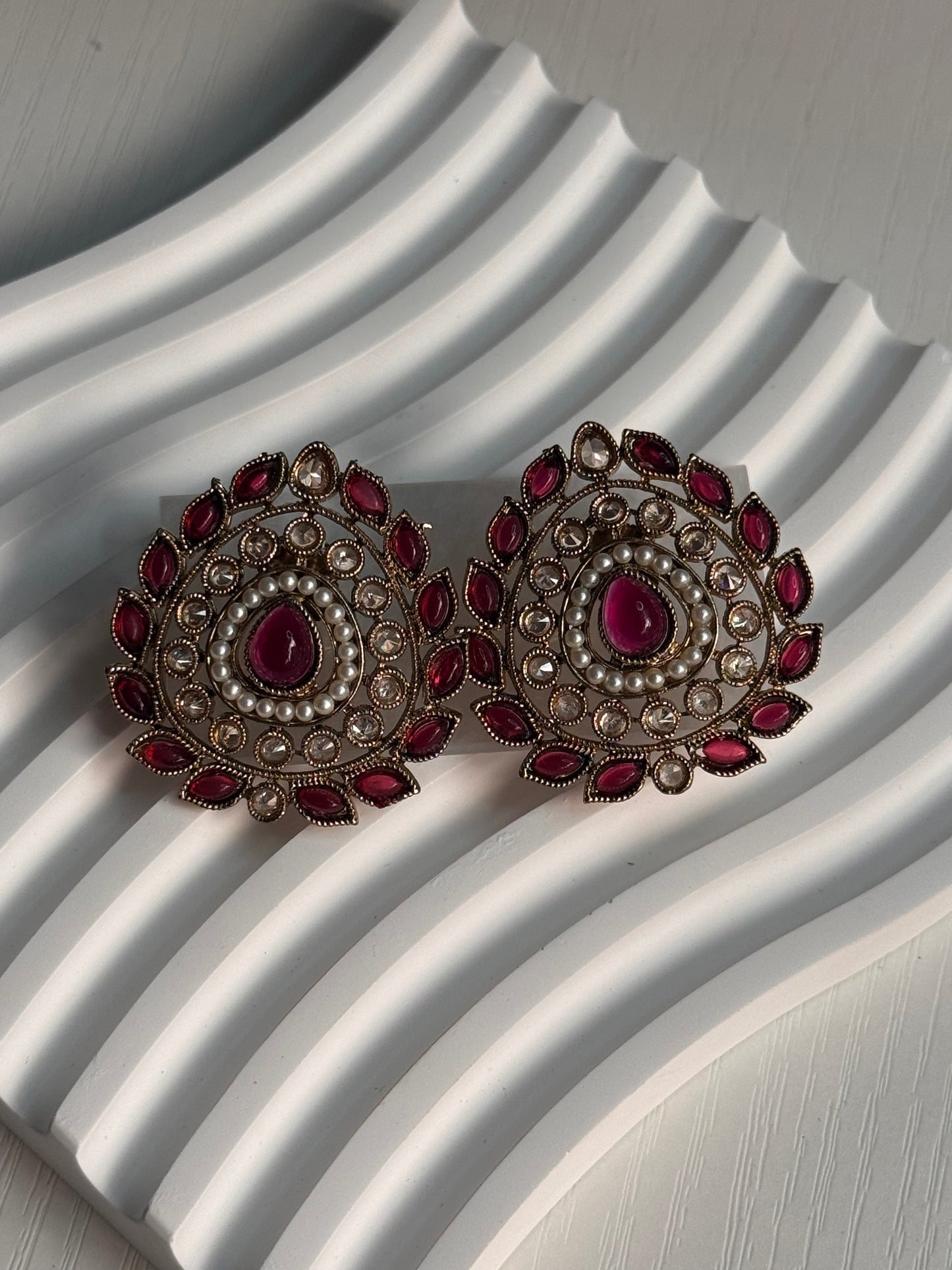 FMC198 - Polki Stud Earrings