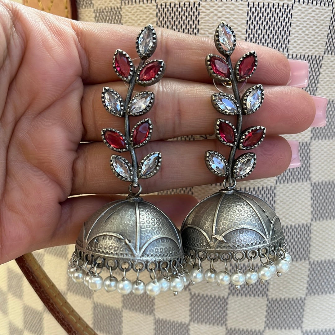 FMC001 - German Silver Jhumki