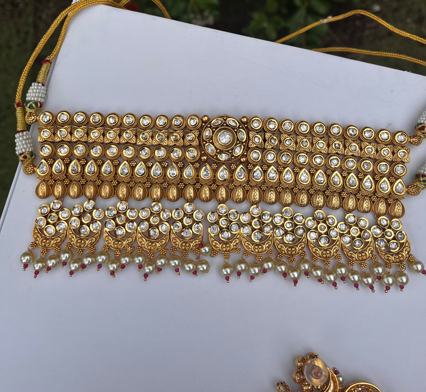 FMC179 - Uncut Kundan Necklace - $52 OFF