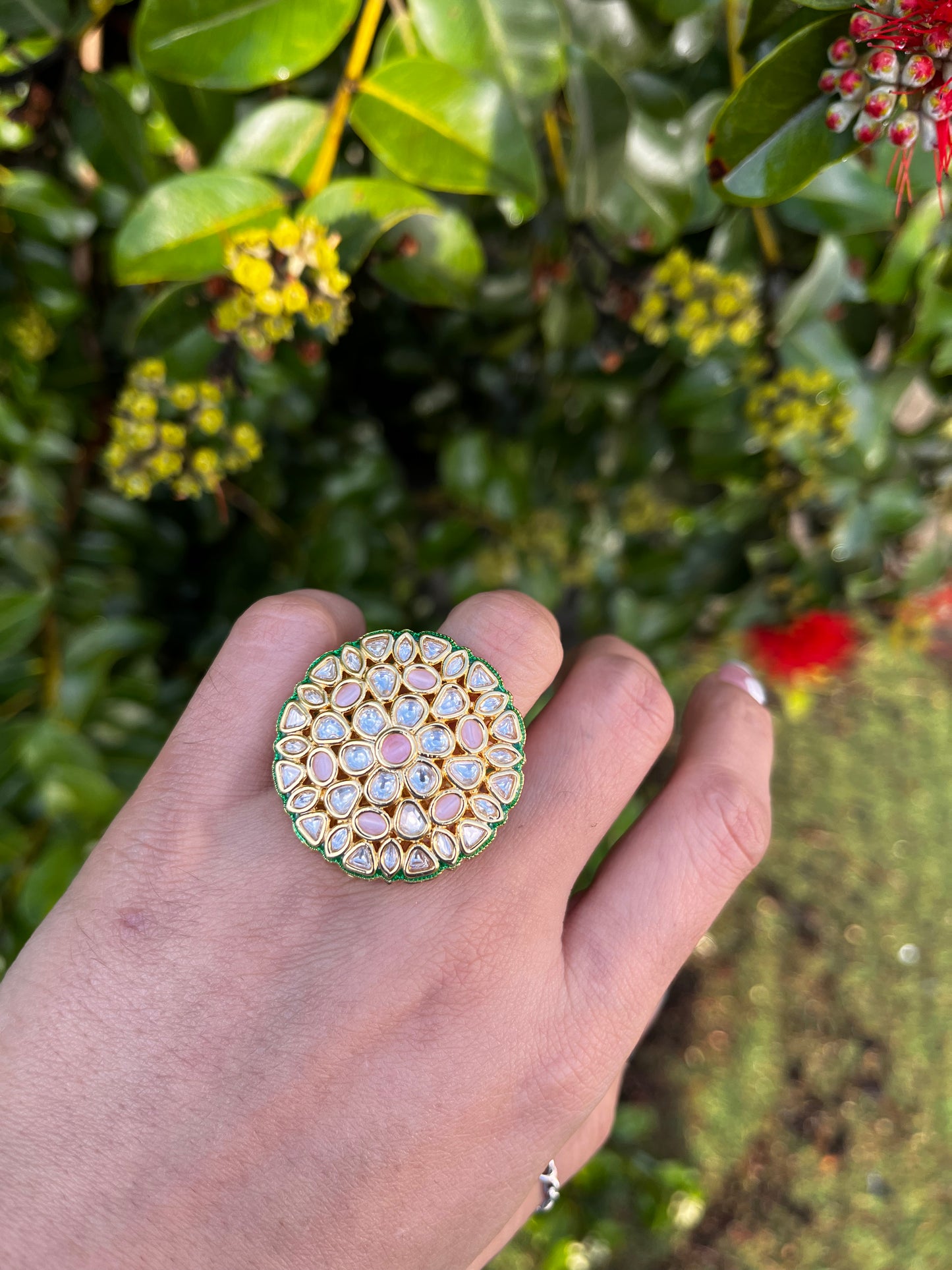 FMC116 - Uncut Kundan Ring