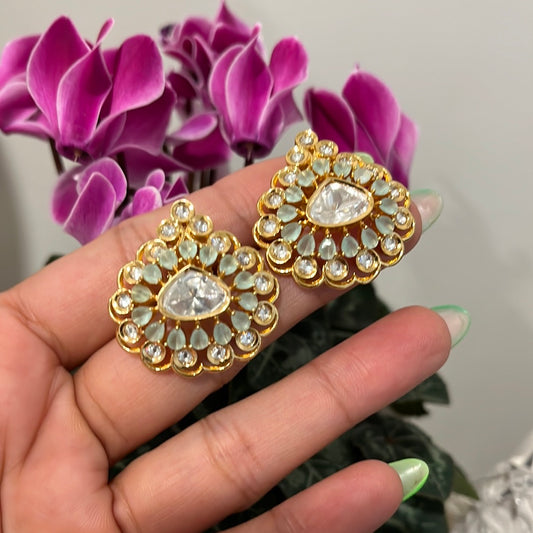 FMC012 - Uncut Kundan Stud - $10 OFF