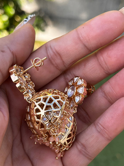 FMC035 - Uncut Kundan Jhumki