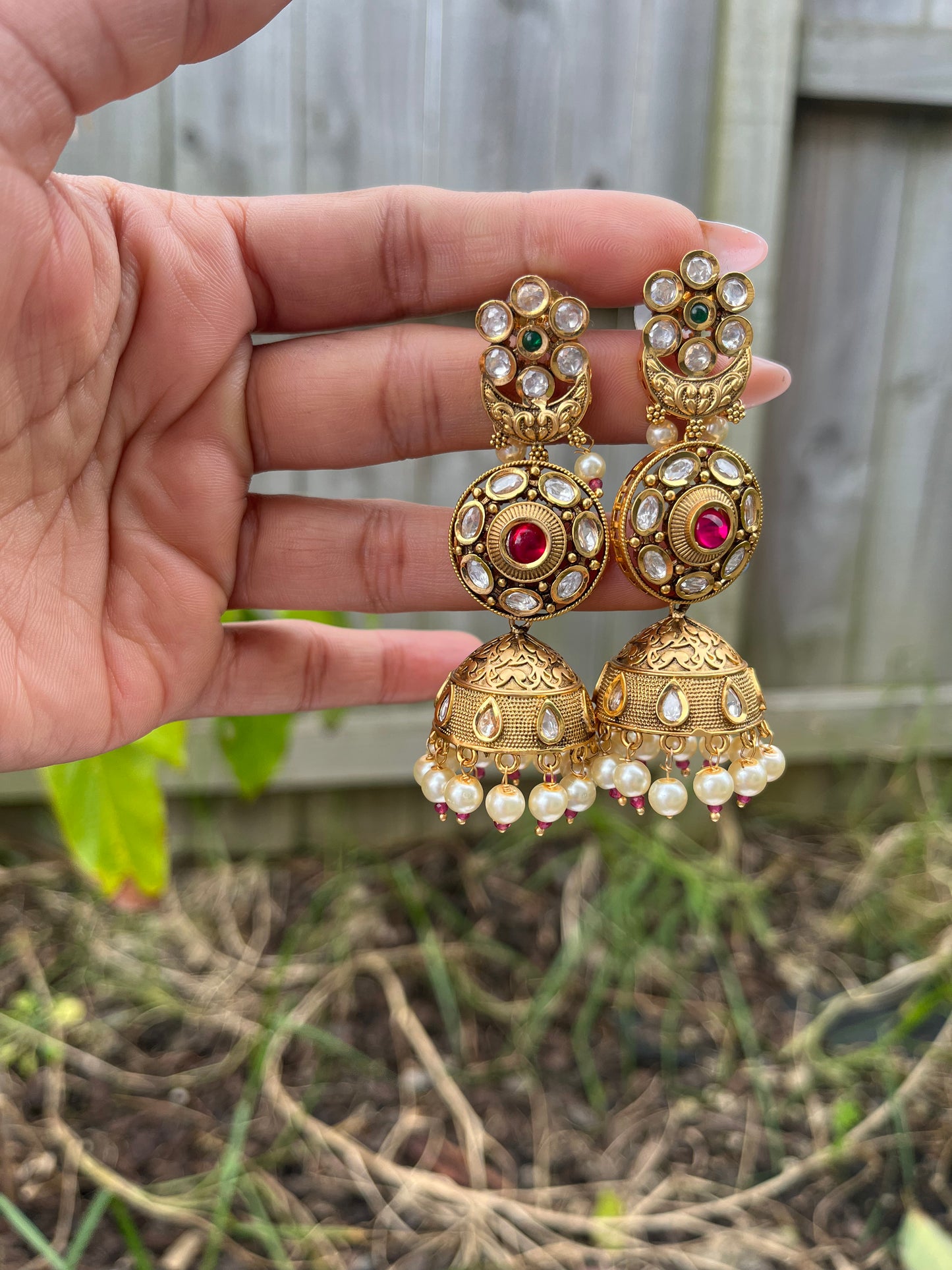 FMC179 - Uncut Kundan Necklace - $52 OFF