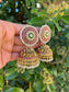 FMC117 - Uncut Kundan Gold Plated Earrings