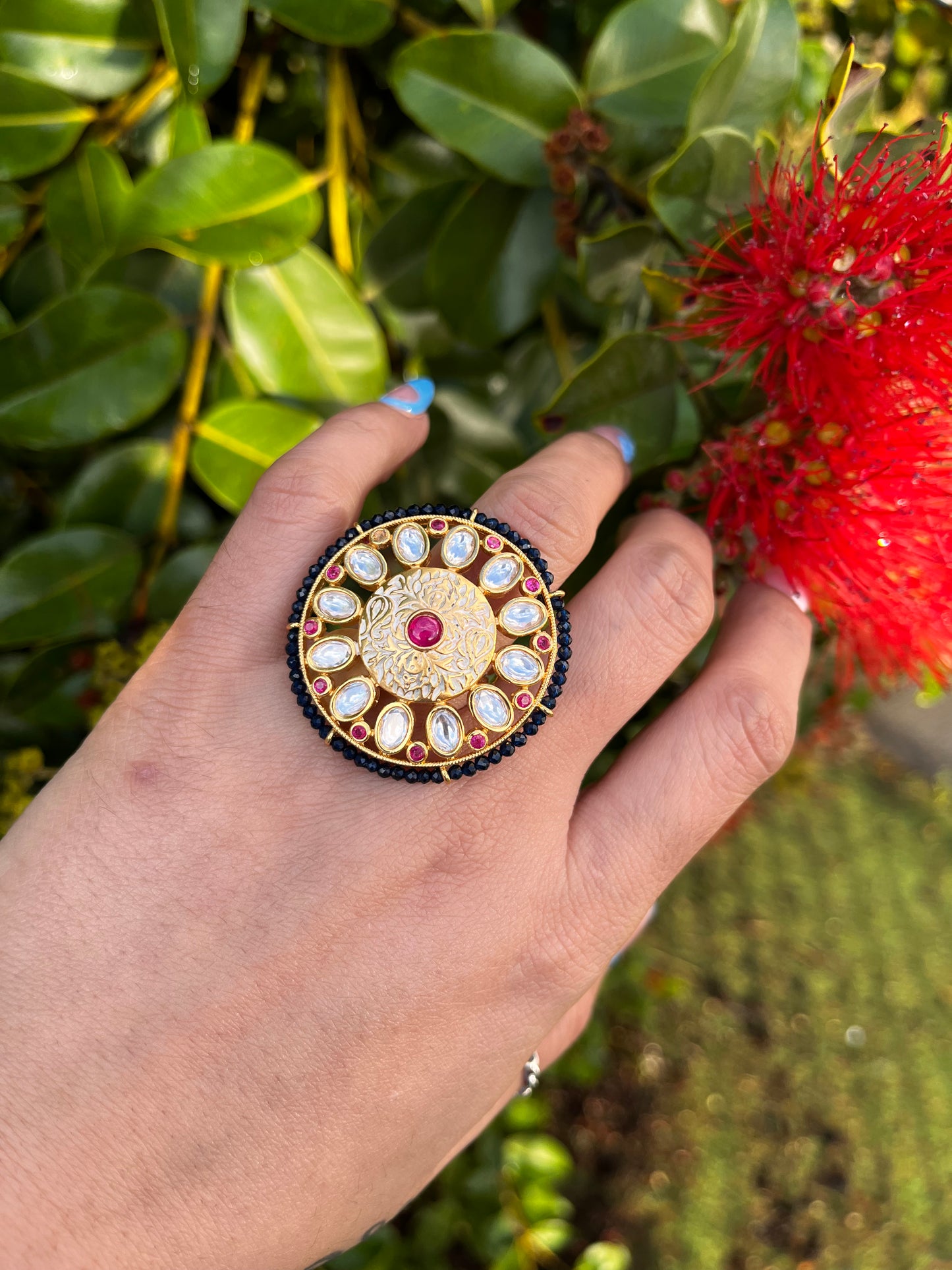 FMC112 - Uncut Kundan Ring