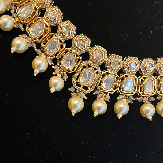 FMC1130 - Uncut Kundan Necklace - $44 Off