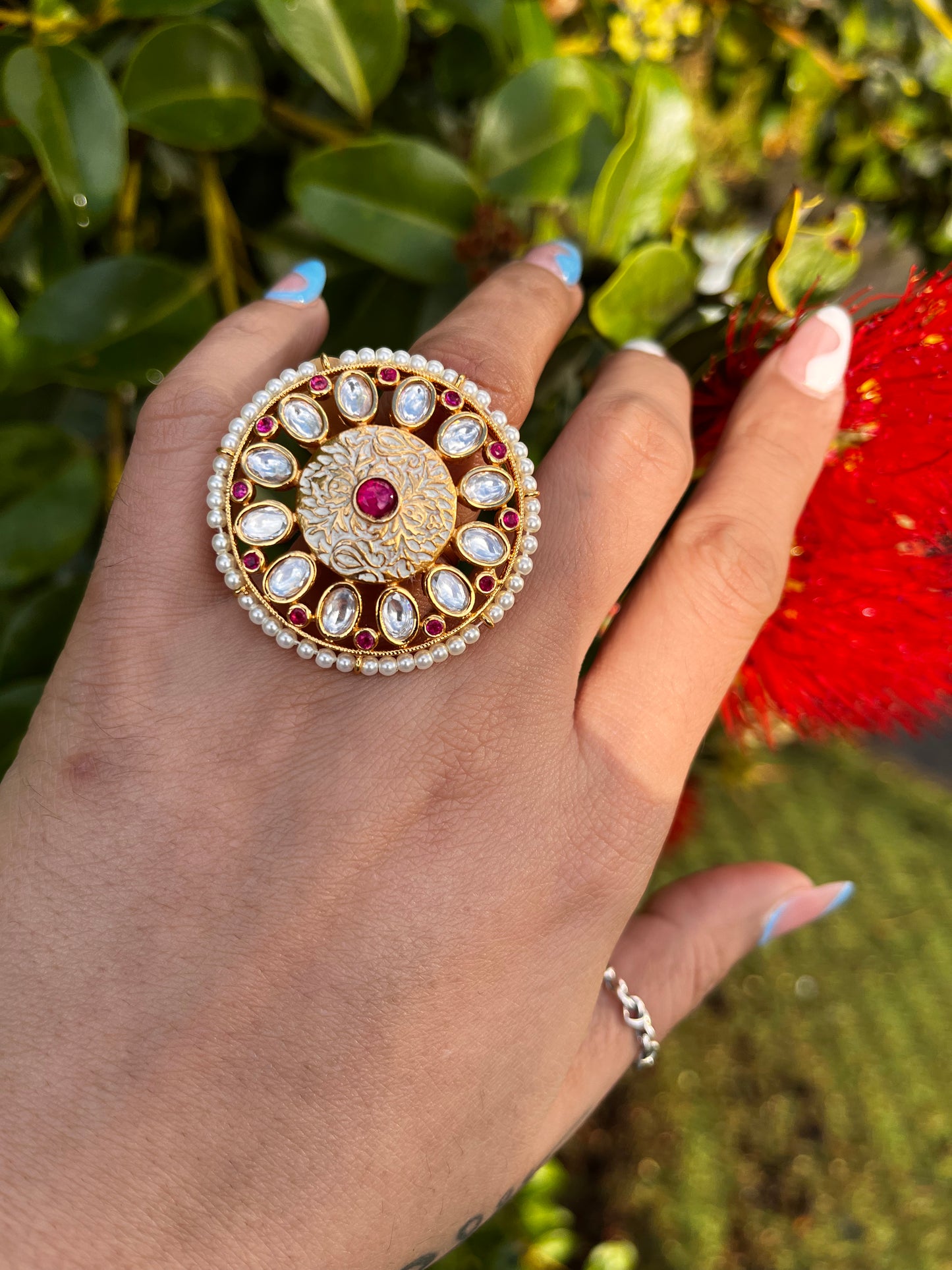 FMC112 - Uncut Kundan Ring