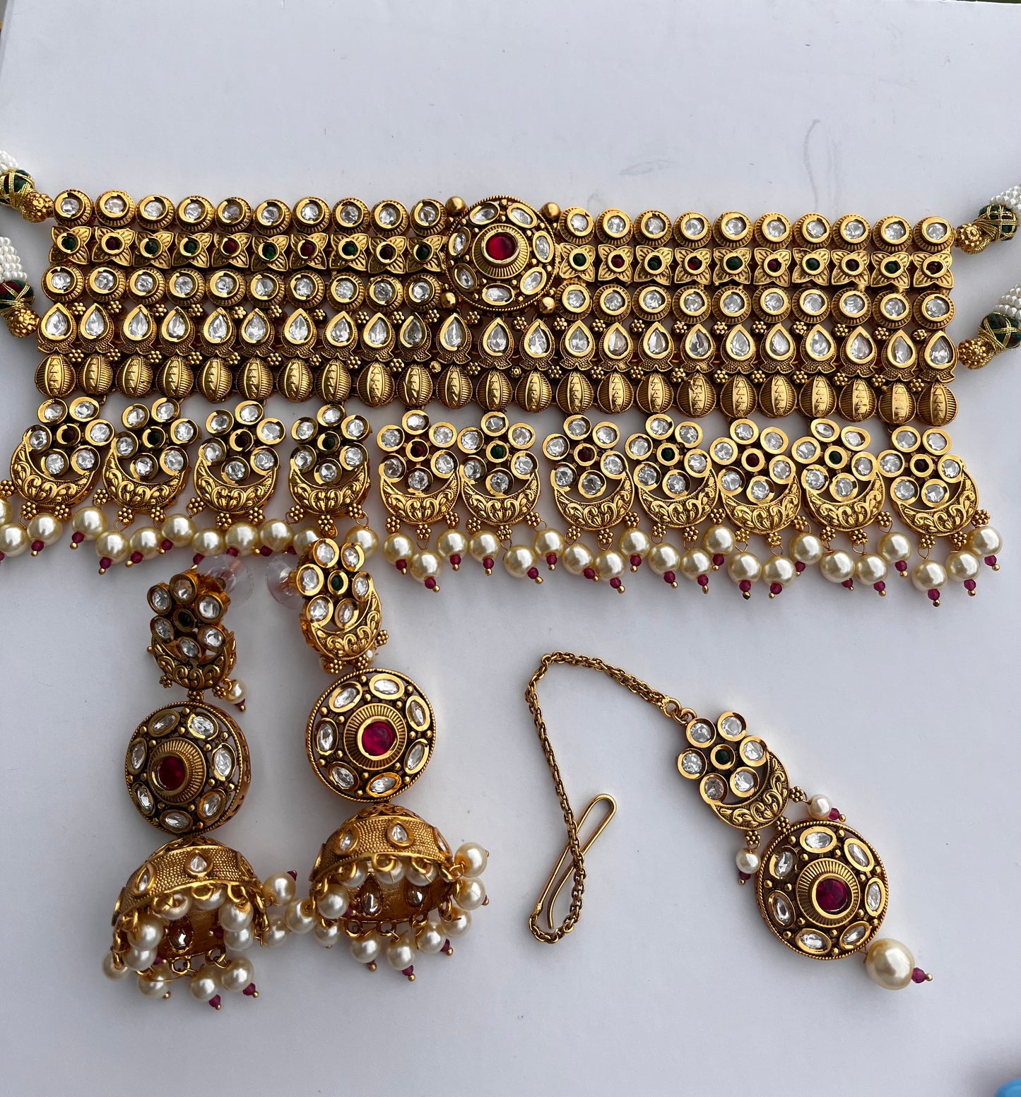 FMC179 - Uncut Kundan Necklace - $52 OFF