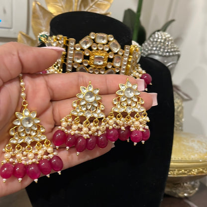 FMC081- Pachi Kundan Necklace