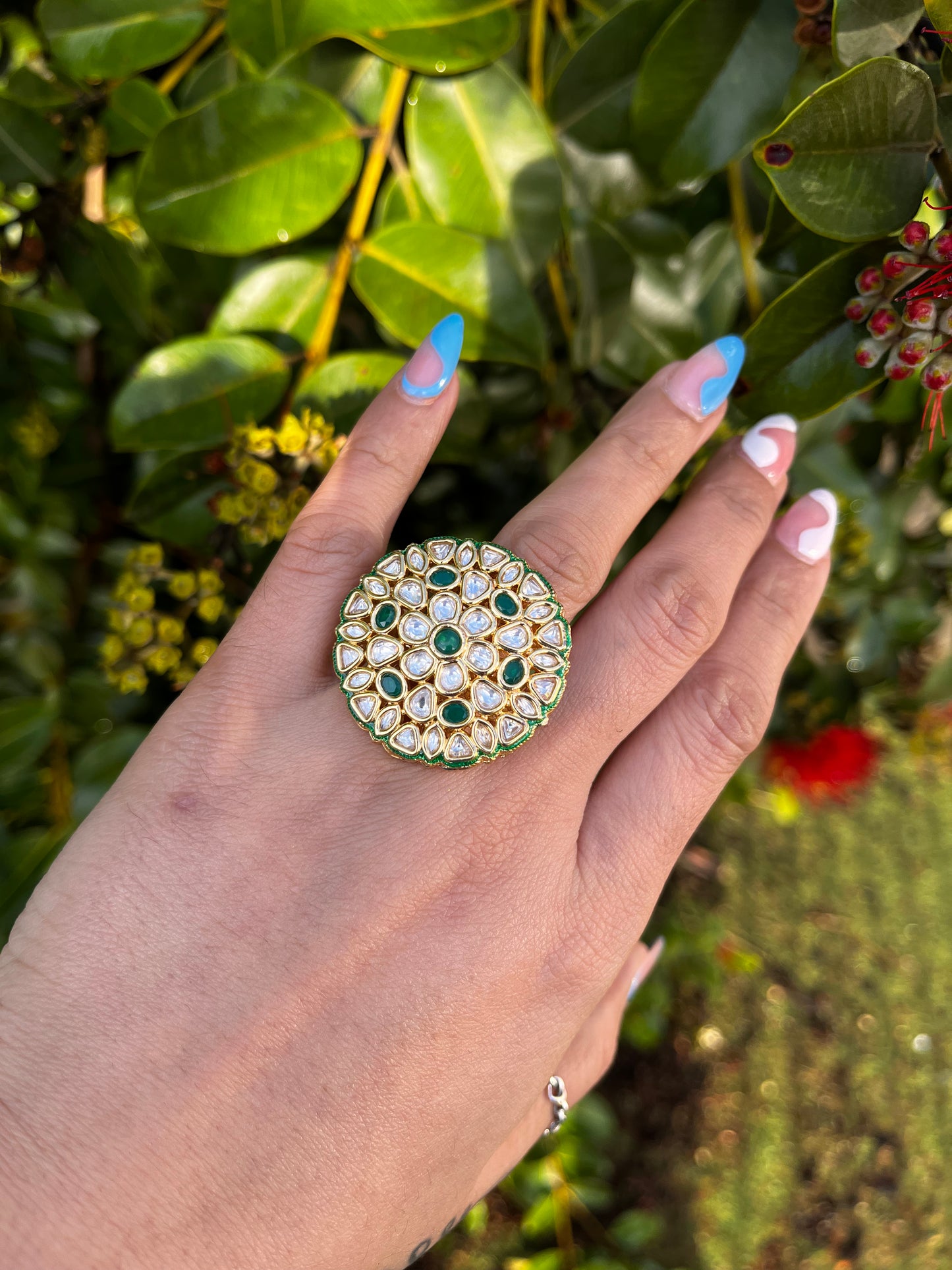 FMC116 - Uncut Kundan Ring