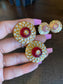 FMC008 - Kundan Earrings - $9 OFF