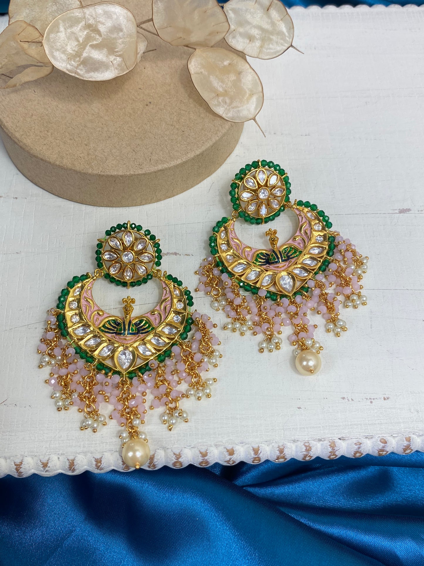 BEENA - Uncut Kundan Earrings - $30 OFF