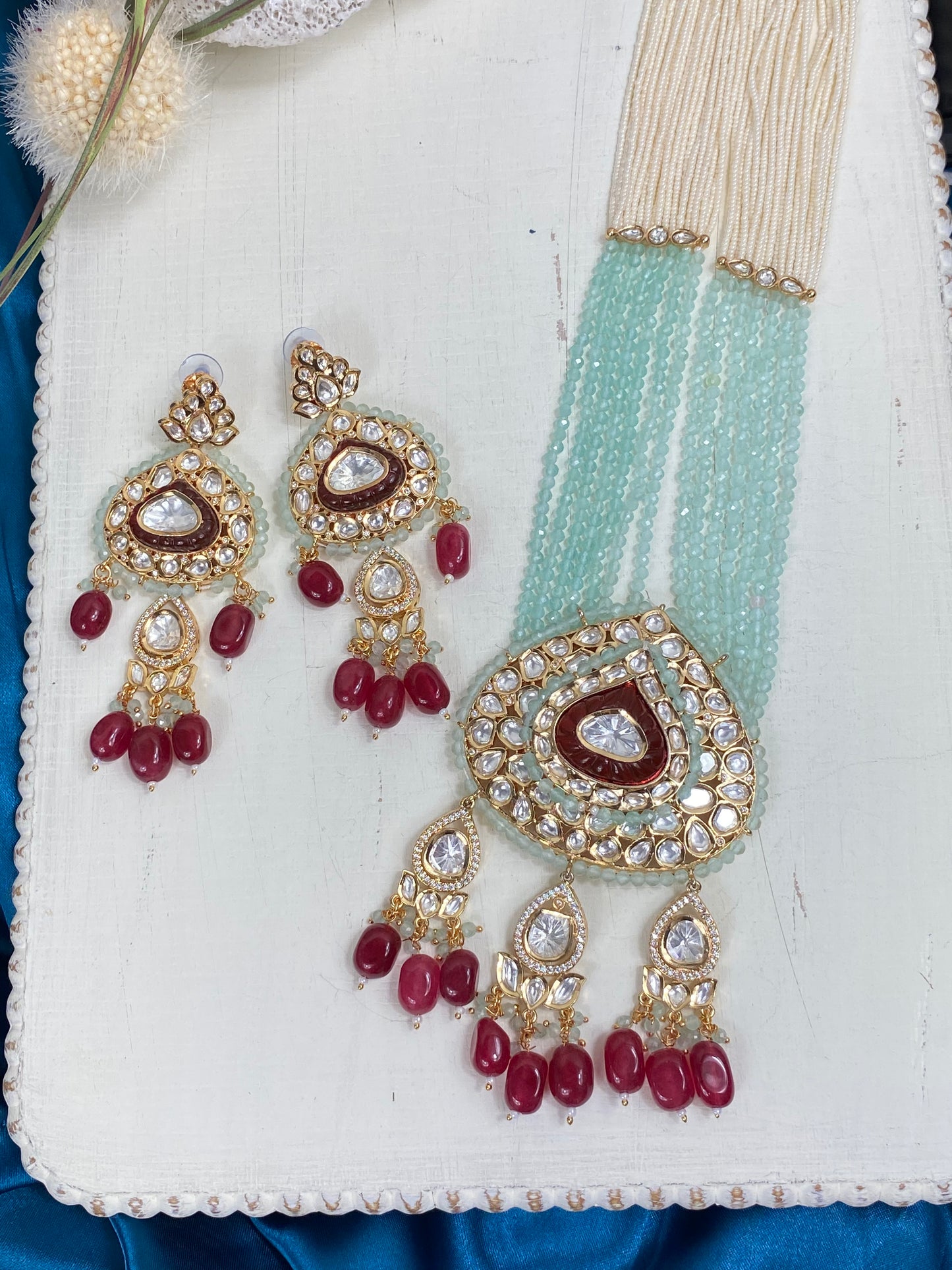 FMC134 - Uncut Kundan Necklace - $50 OFF