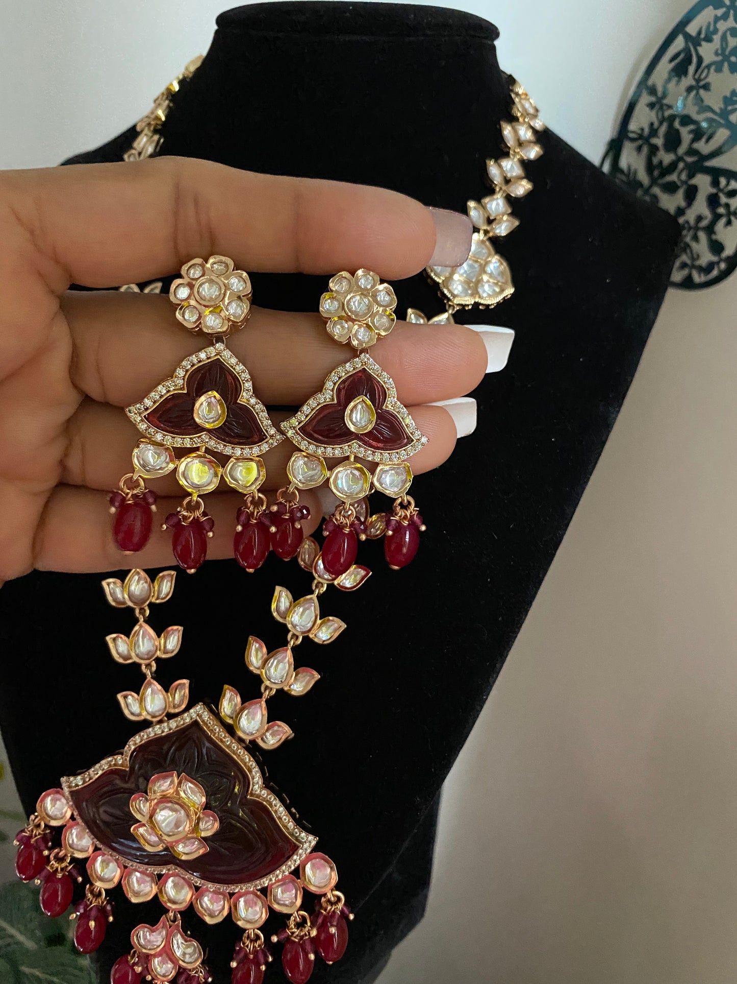 Aashvi- Uncut kundan Necklace