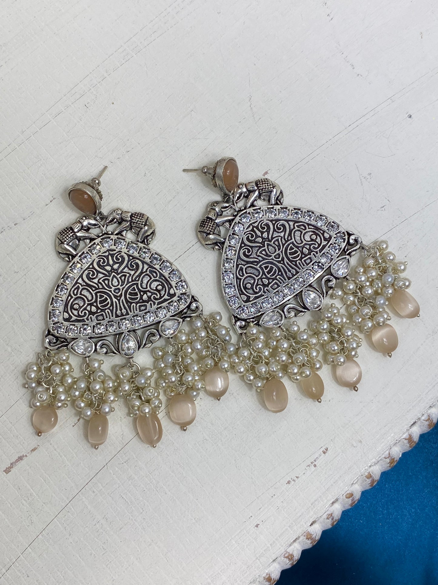 SAPAN - Uncut Kundan Earrings - $12 OFF