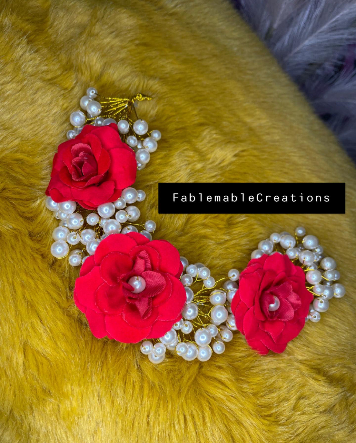 Hair Accessories- Floral Gajre