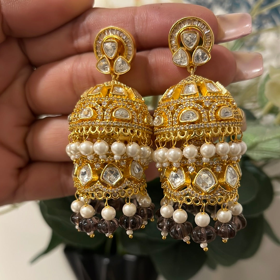 FMC112 - Pachi Kundan Jhumki