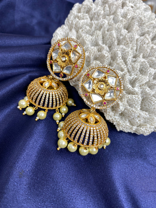 ELOISE - Uncut Kundan Earrings -$14 OFF