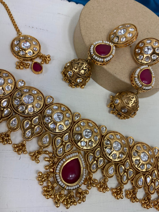 FMC206 - Uncut Kundan Necklace